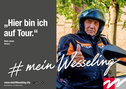 Hier bin ich auf Tour