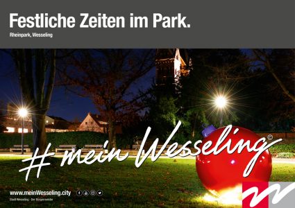 Festliche Zeiten im Park